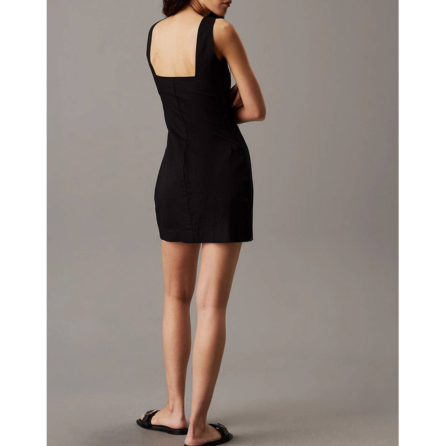 Product CALVIN KLEIN SOFT LINEN A-LINE DRESS base image