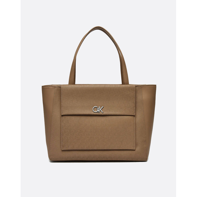 Product CALVIN KLEIN JEANS CK MEDIUM SHOPPER W/POCKET_MONO (Διαστάσεις: 36 x 28 x 15εκ.) base image