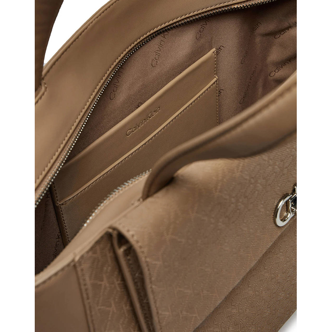 Product CALVIN KLEIN JEANS CK MEDIUM SHOPPER W/POCKET_MONO (Διαστάσεις: 36 x 28 x 15εκ.) base image