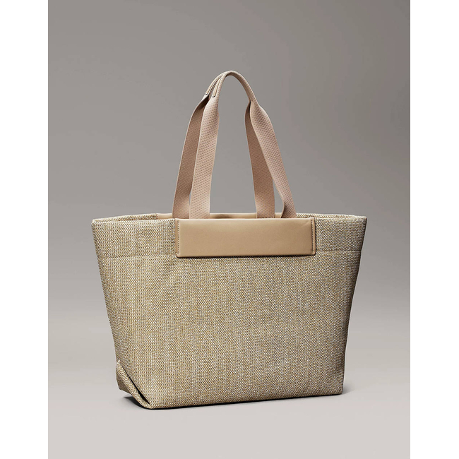 Product CALVIN KLEIN JEANS CK RAFFIA LARGE SHOPPER (Διαστάσεις: 38 x 61 x17εκ.) base image