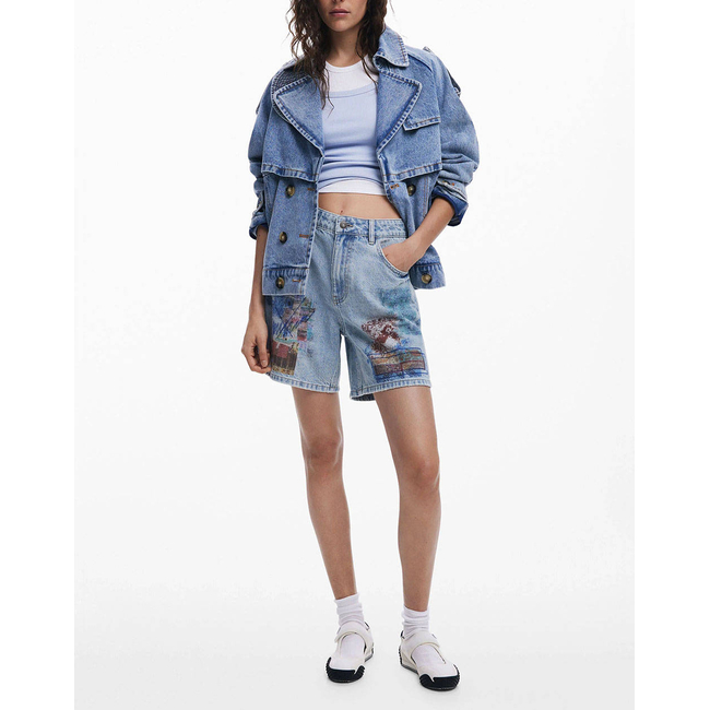 Product DESIGUAL D2 DENIM_INIDAN WOMEN'S PANTS base image