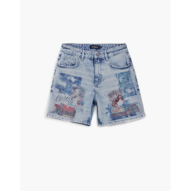 Product DESIGUAL D2 DENIM_INIDAN WOMEN'S PANTS base image