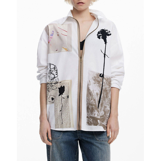 Product DESIGUAL D2 SHIRT_RECORTES_LACROIX WOMEN'S SHIRT base image