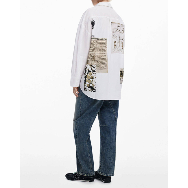 Product DESIGUAL D2 SHIRT_RECORTES_LACROIX WOMEN'S SHIRT base image