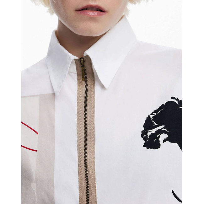 Product DESIGUAL D2 SHIRT_RECORTES_LACROIX WOMEN'S SHIRT base image