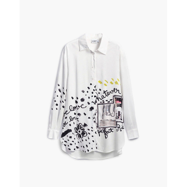 Product DESIGUAL D2 CAM_PERSÉFONE WOMEN'S SHIRT base image