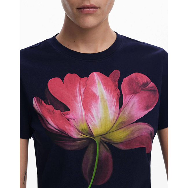 Product DESIGUAL D2 TS_PLATA WOMEN'S T-SHIRT base image