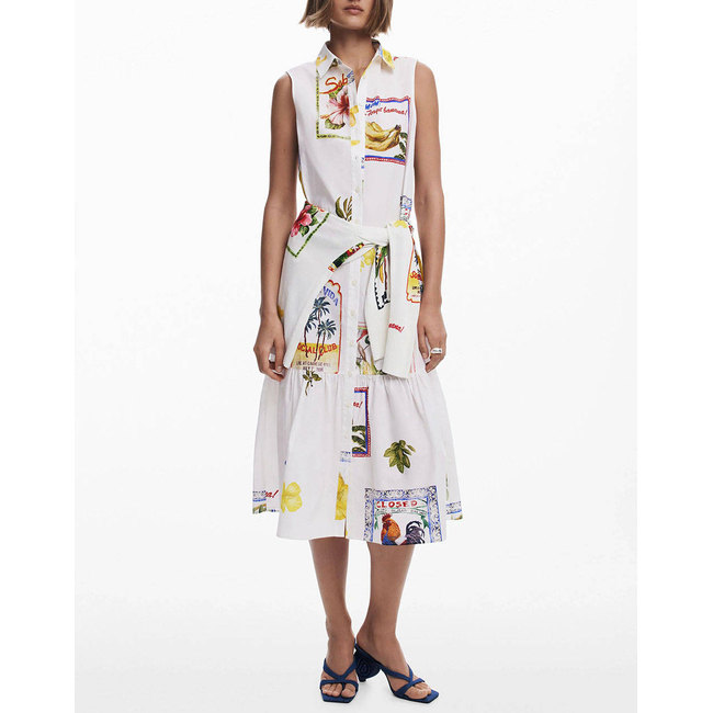 Product DESIGUAL D3 VEST_BARCELONA WOMEN'S DRESS base image