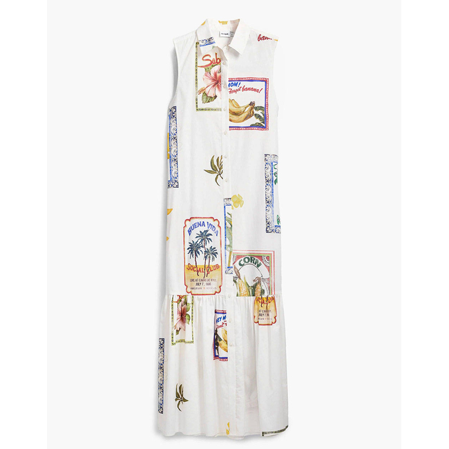Product DESIGUAL D3 VEST_BARCELONA WOMEN'S DRESS base image
