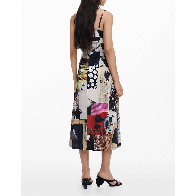Product DESIGUAL D2 VEST_NEWSPAPER COL DRESS WOMEN base image