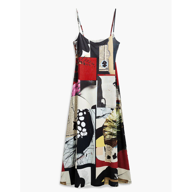 Product DESIGUAL D2 VEST_NEWSPAPER COL DRESS WOMEN base image