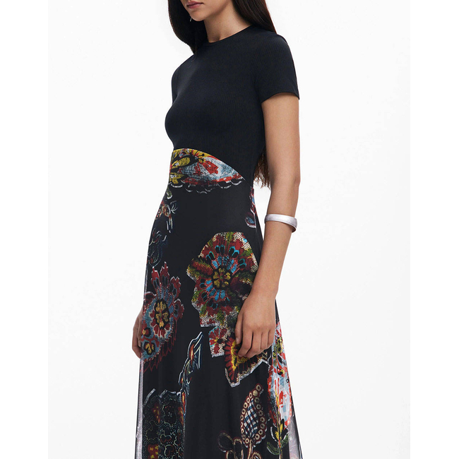 Product DESIGUAL D2 VEST_PAISLEY MESH_LACROIX DRESS WOMEN base image