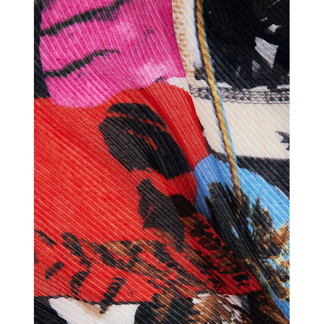 Product DESIGUAL D2 FOU_NEWSPAPER_LACRO WOMEN'S ACCESSORIES base image