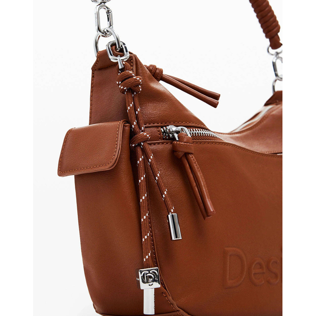 Product DESIGUAL D2 BAG_HALF ASTANA CAMEL WOMEN'S BAG (Dimensions: 32 x 22 x 10cm.) base image