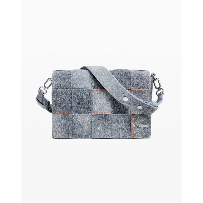 Product DESIGUAL D2 BAG_YOKO PU DENIM DOR WOMEN'S BAG (Dimensions: 27.50 x 17.50 x 6cm.) base image