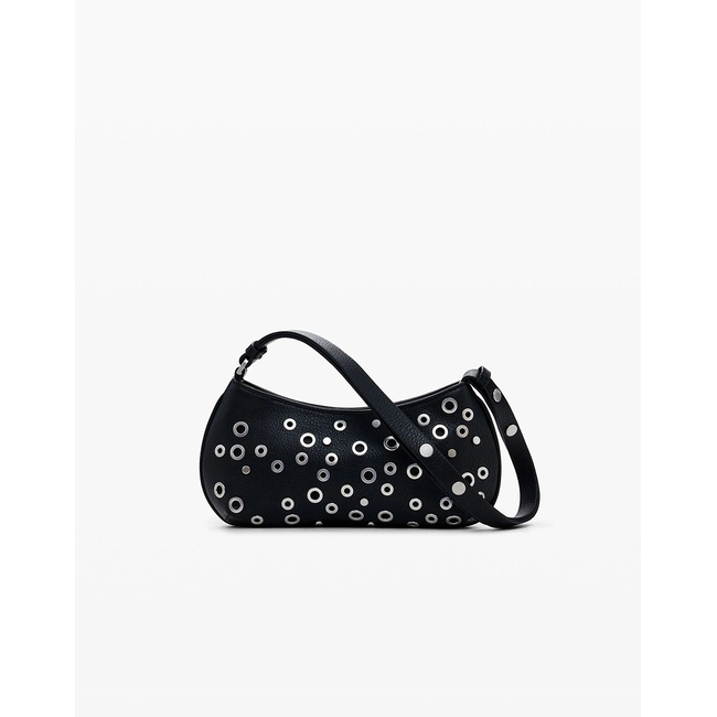 Product DESIGUAL D2 BAG_REBEL ALSACIA BLACK WOMEN'S BAG (Dimensions: 30 x 15 x 6cm.) base image