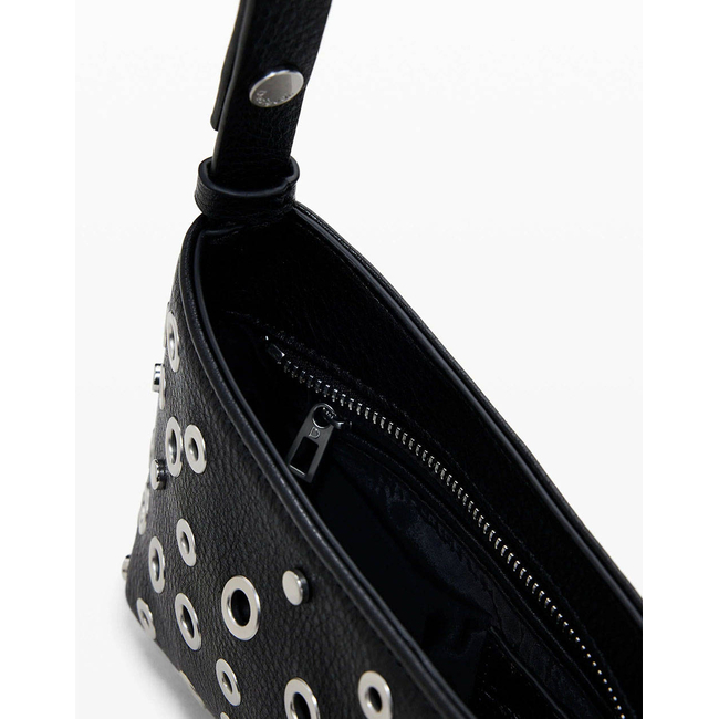 Product DESIGUAL D2 BAG_REBEL ALSACIA BLACK WOMEN'S BAG (Dimensions: 30 x 15 x 6cm.) base image