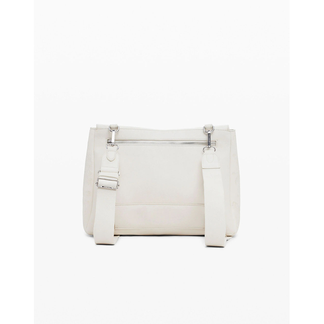 Product DESIGUAL D3 BAG_DEJAVU POSADAS ECRU WOMEN'S BAG (Dimensions: 32 x 23 x 12cm.) base image