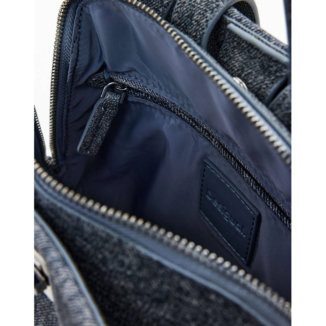Product DESIGUAL D2 BACK_YOKO PU DENIM SU WOMEN'S BAG (Dimensions: 25 x 29 x 10cm.) base image