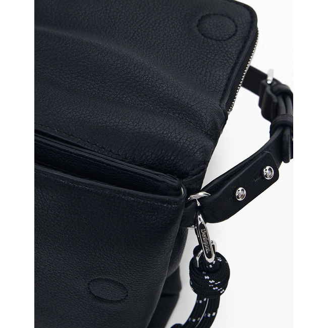 Product DESIGUAL D2 MONE_HALF PHONE BLACK WOMEN'S WALLET (Dimensions: 12 x 17.5 x 5cm.) base image