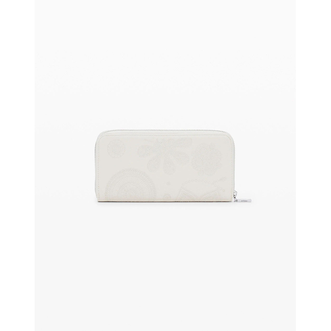 Product DESIGUAL D3 MONE_DEJAVU FIONA ECRU WOMEN'S WALLET (Dimensions: 10.5 x 20.5cm.) base image