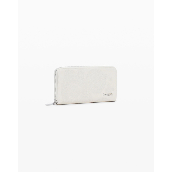 Product DESIGUAL D3 MONE_DEJAVU FIONA ECRU WOMEN'S WALLET (Dimensions: 10.5 x 20.5cm.) base image