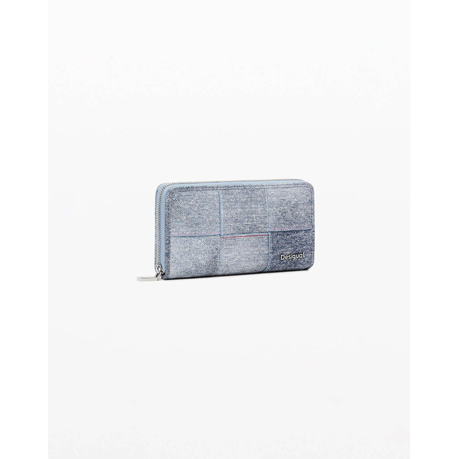 Product DESIGUAL D2 MONE_YOKO PU DENIM FI ΠΟΡΤΟΦΟΛΙ ΓΥΝΑΙΚΕΙΟ (Διαστάσεις: 20.5 x 10 x 2εκ.) base image
