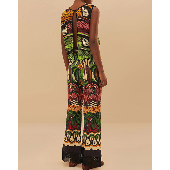 Product FARM RIO COCONUT TREE FLOW PANTS base image