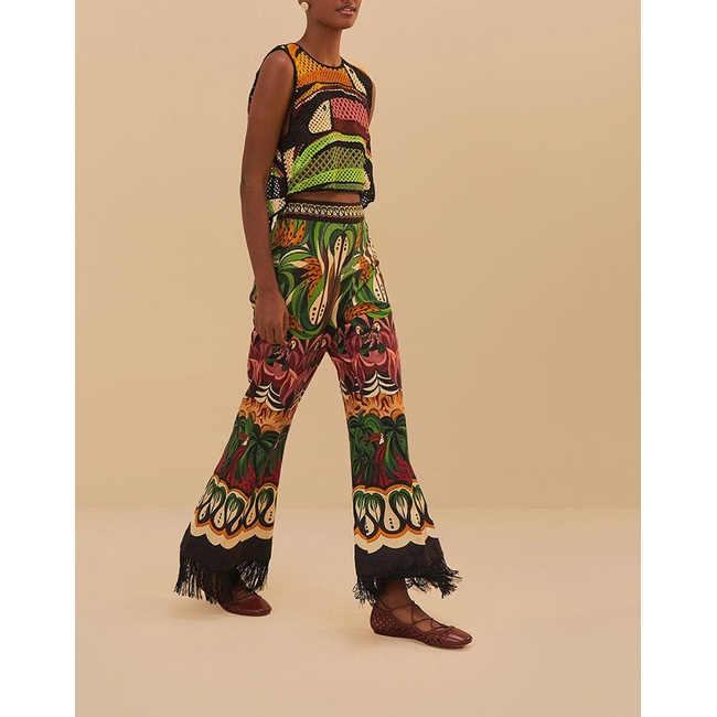 Product FARM RIO COCONUT TREE FLOW PANTS base image
