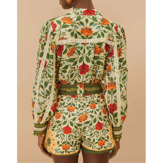 Product FARM RIO GARDEN TAPESTRY SAND SHORTS base image