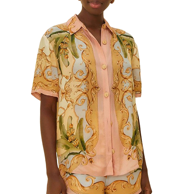 Product FARM RIO BANANA ROYALTY KALENDOSCOPE MULTICOLOR SHIRT base image