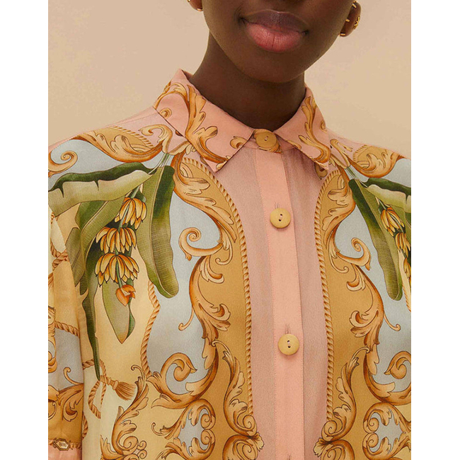 Product FARM RIO BANANA ROYALTY KALENDOSCOPE MULTICOLOR SHIRT base image