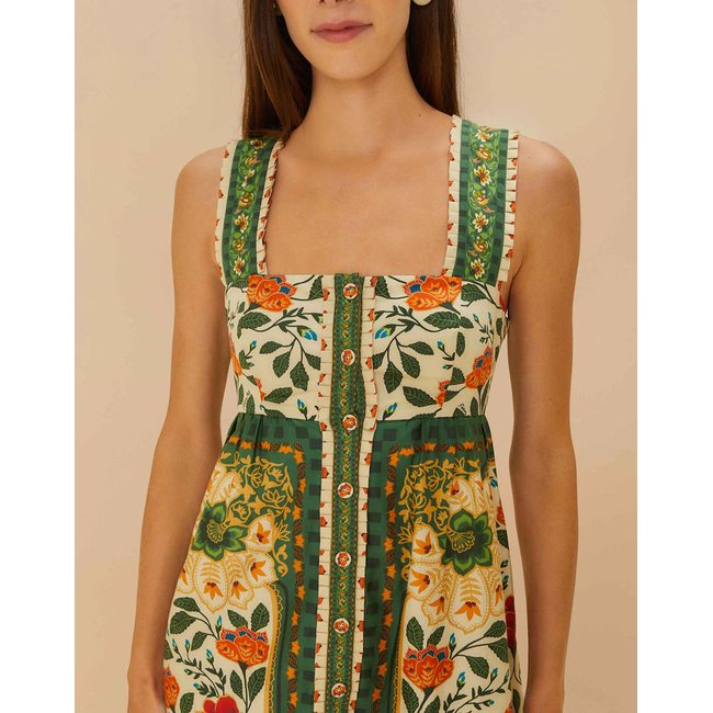 Product FARM RIO GARDEN TAPESTRY SAND MAXI DRESS base image