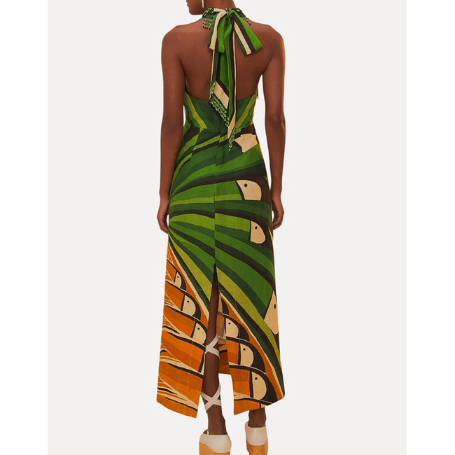 Product FARM RIO TOUCAN TREE GREEN DRESS base image