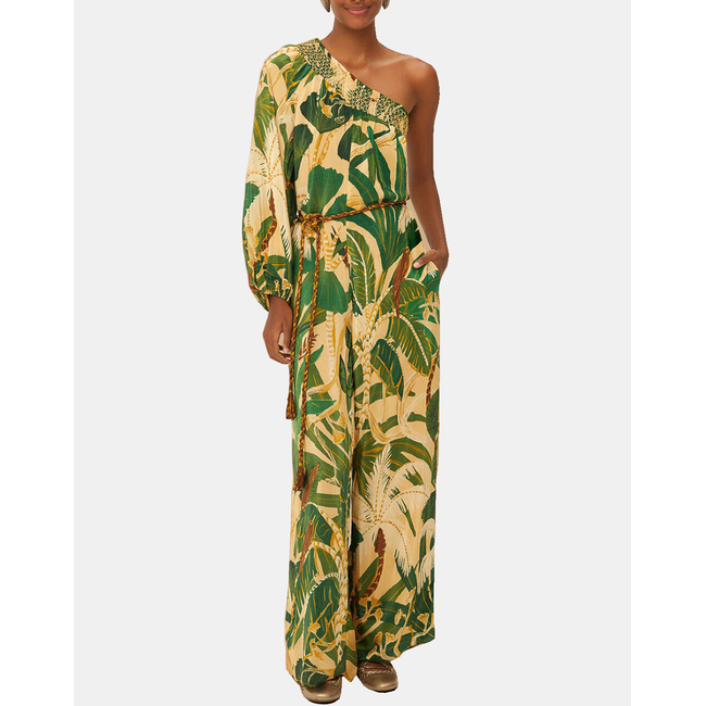 Product FARM RIO TROPICAL ISLA BEIGE JUMPSUIT base image