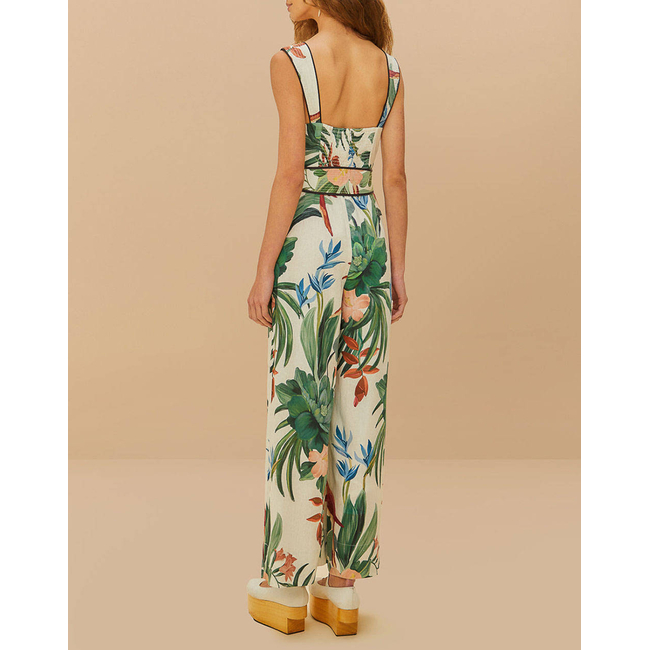 Product FARM RIO MIDNIGHT MACAW FIESTA MIX JUMPSUIT base image