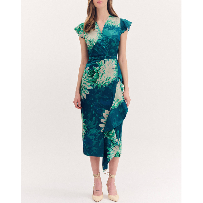 Product FOREL Φόρεμα midi floral satin base image
