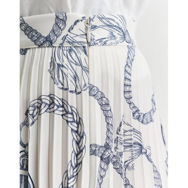 Product GANT ΦΟΥΣΤΑ SAILING PRINT PLEATED SKIRT base image