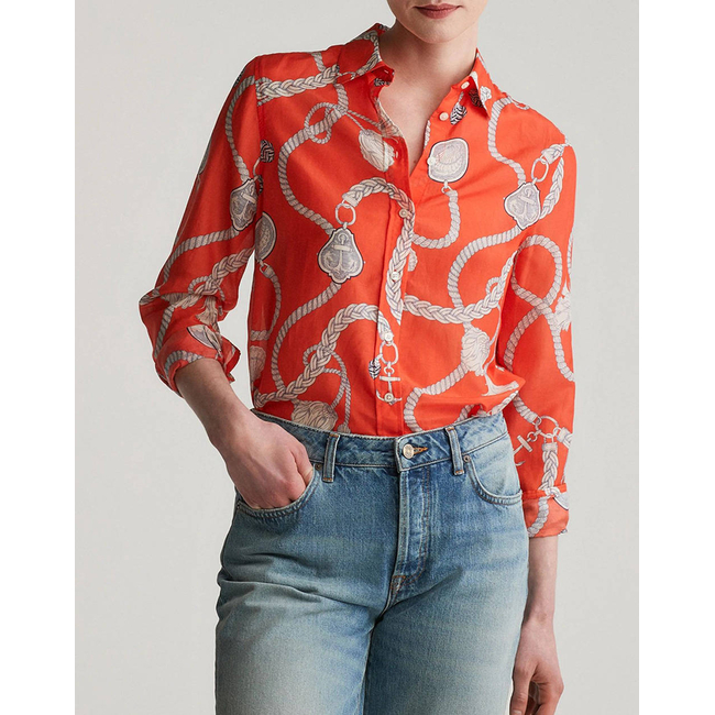 Product GANT ΠΟΥΚΑΜΙΣΟ ΜΜ  REG SAILING PRINT COT SILK SHIRT base image