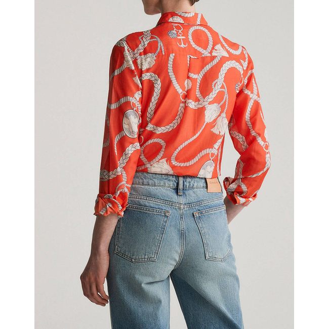 Product GANT ΠΟΥΚΑΜΙΣΟ ΜΜ  REG SAILING PRINT COT SILK SHIRT base image