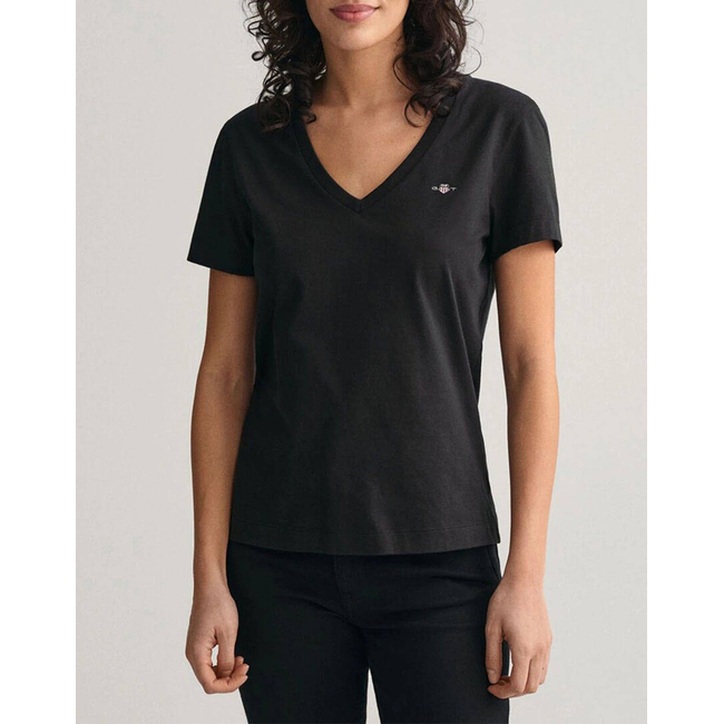 Product GANT ΜΠΛΟΥΖΑ ΚΜ  REG SHIELD SS V-NECK T-SHIRT base image