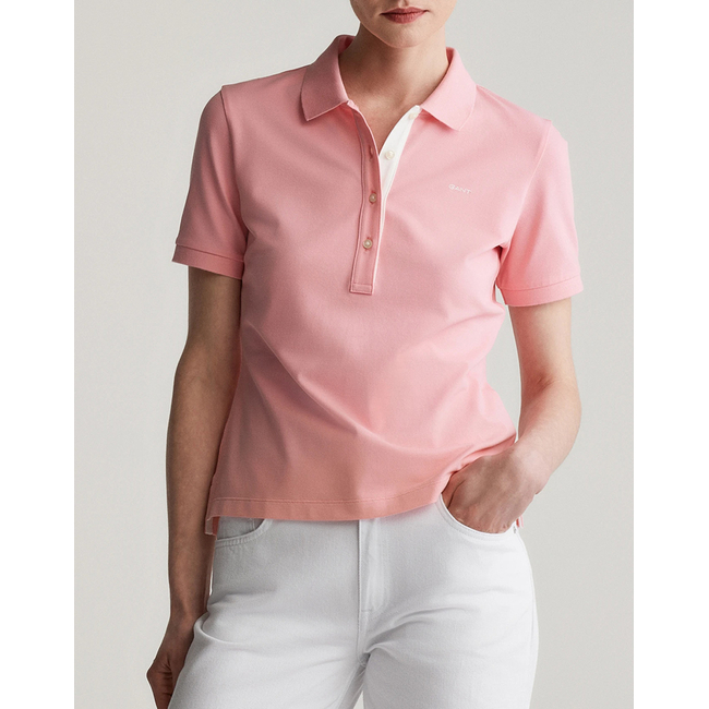 Product GANT ΜΠΛΟΥΖΑ ΚΜ CONTRAST COLLAR SS PIQUE POLO base image