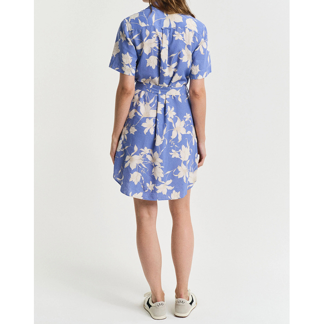 Product GANT REG LINEN FLORAL PRINT SHIRT DRESS SS base image