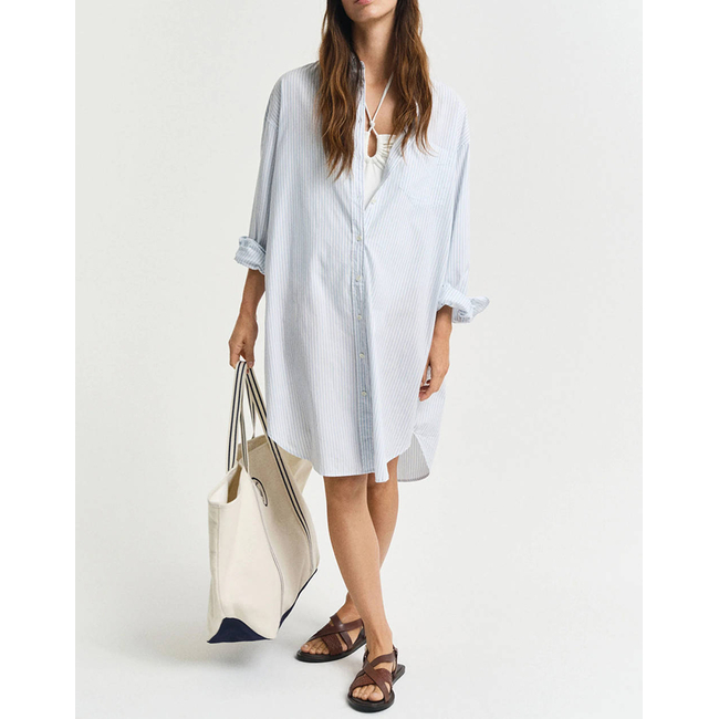 Product GANT ΦΟΡΕΜΑ OS LUXURY OXFORD STRIPED DRESS base image