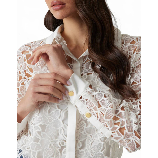 Product GUESS MARCIANO LIU EMBROIDERY LONG - EMBROIDERY POLY ORGANDY ΠΟΥΚΑΜΙΣΟ ΓΥΝΑΙΚΕΙΟ base image
