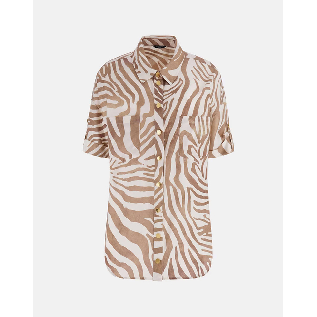 Product GUESS MARCIANO ROSIE SHORT SLEEVE S - ECO TENCEL LINEN PRINTED ΠΟΥΚΑΜΙΣΟ ΓΥΝΑΙΚΕΙΟ base image