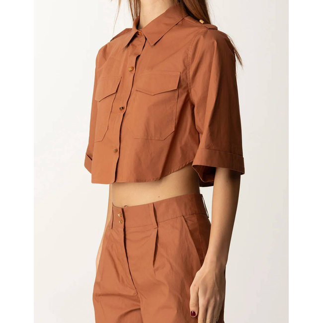 Product GUESS MARCIANO PAT CROPPED SHIRT - LIGHT STR COTTON POPELIN 110 ΠΟΥΚΑΜΙΣΟ ΓΥΝΑΙΚΕΙΟ base image