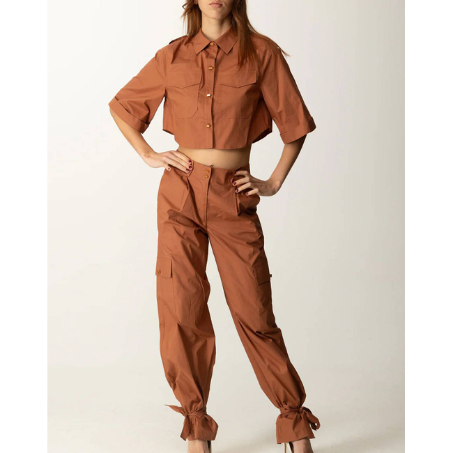 Product GUESS MARCIANO PAT CROPPED SHIRT - LIGHT STR COTTON POPELIN 110 ΠΟΥΚΑΜΙΣΟ ΓΥΝΑΙΚΕΙΟ base image
