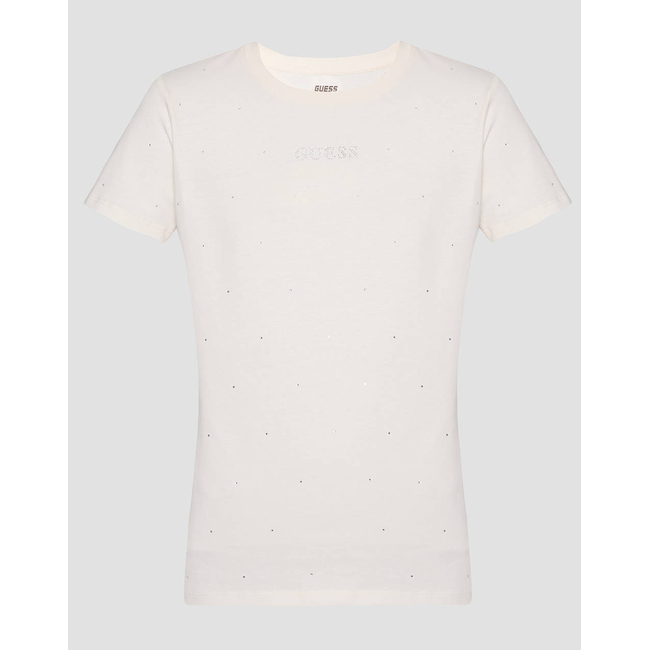 Product GUESS RHINESTONES SS T-SHIRT WOMEN base image