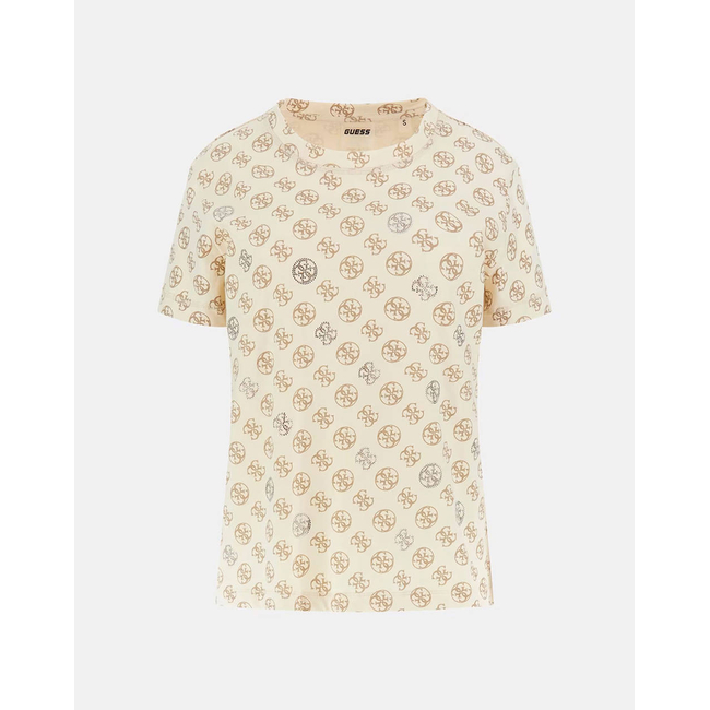Product GUESS NOMIE 4G SS T-SHIRT WOMEN base image